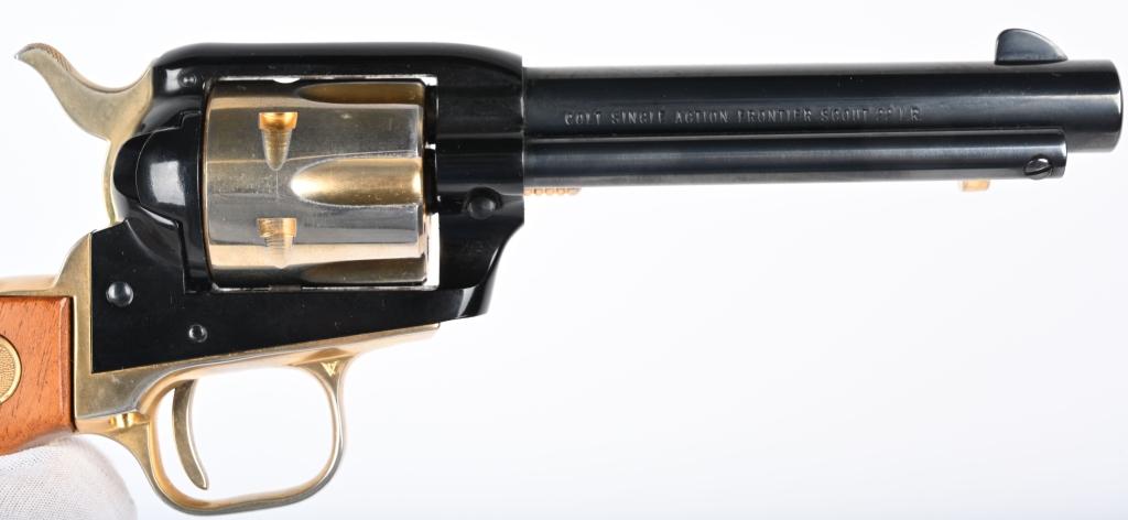 CASED COLT GETTYSBURG FRONTIER SCOUT REVOLVER