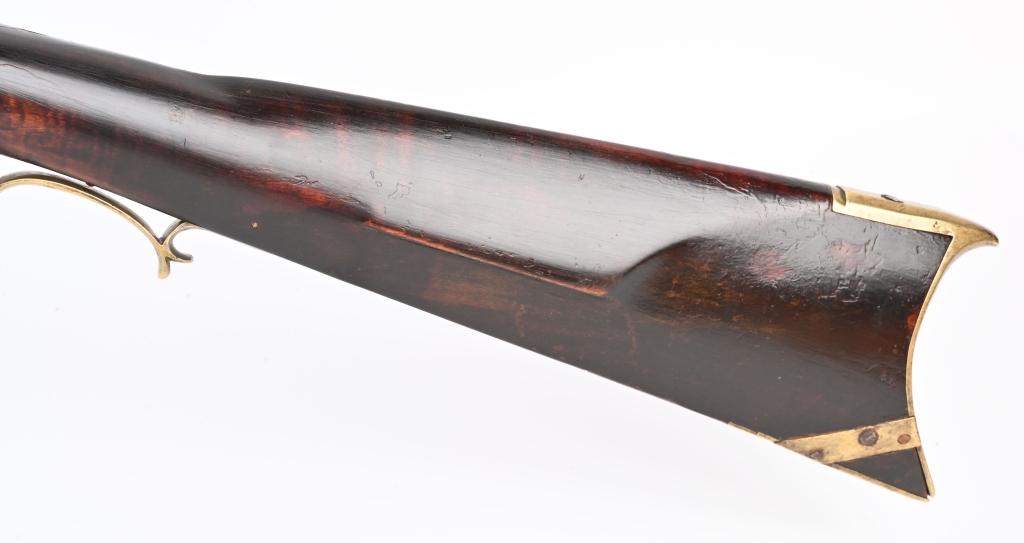 SIGNED FULL STOCK PERCUSSION KY. RIFLE