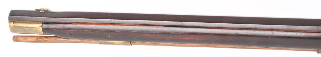 SIGNED FULL STOCK PERCUSSION KY. RIFLE