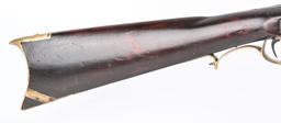 SIGNED FULL STOCK PERCUSSION KY. RIFLE