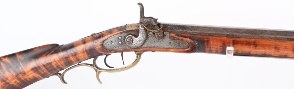 SIGNED HALF STOCK KY. TYPE RIFLE