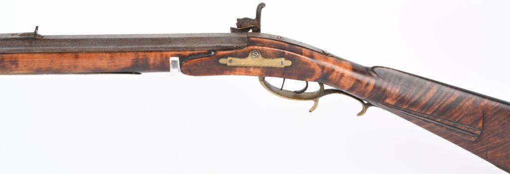 SIGNED HALF STOCK KY. TYPE RIFLE
