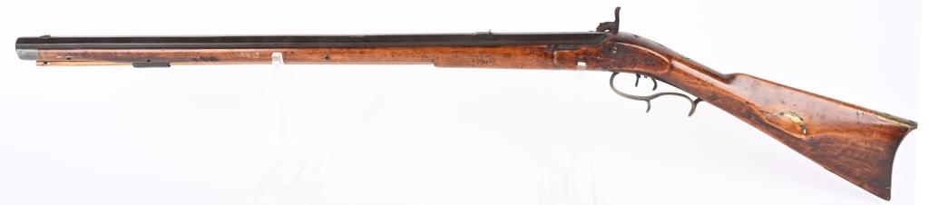 UNMARKED PERCUSSION FULL STOCK SHORT RIFLE