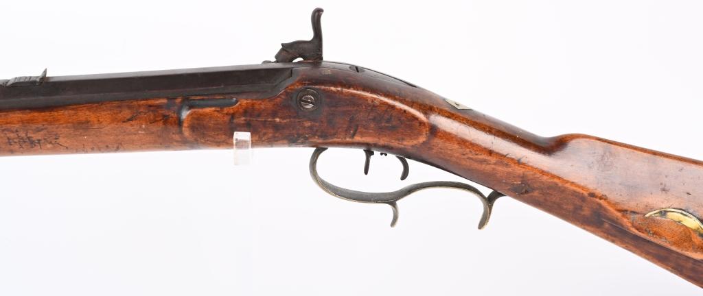 UNMARKED PERCUSSION FULL STOCK SHORT RIFLE