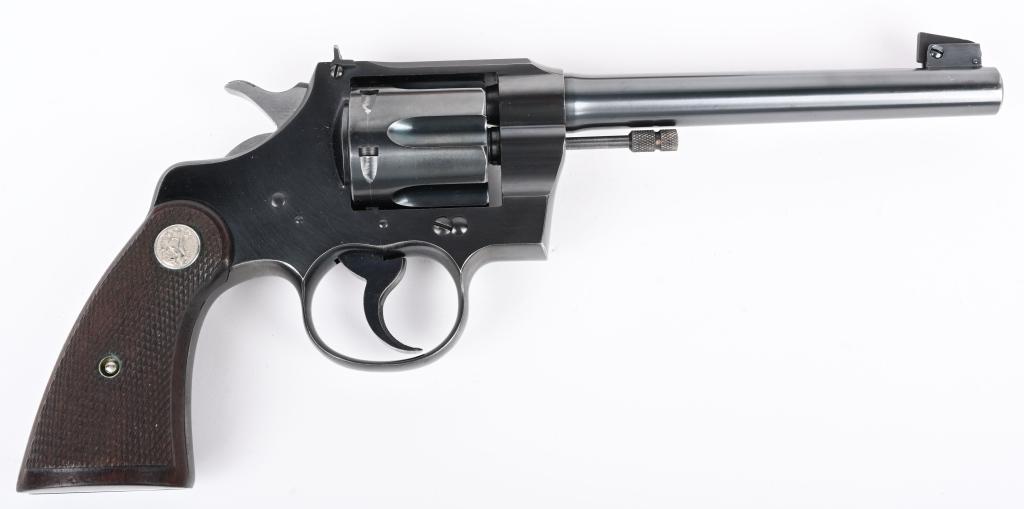 FINE PRE WAR BOXED COLT OFFICERS MODEL .22 TARGET