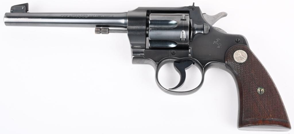 FINE PRE WAR BOXED COLT OFFICERS MODEL .22 TARGET