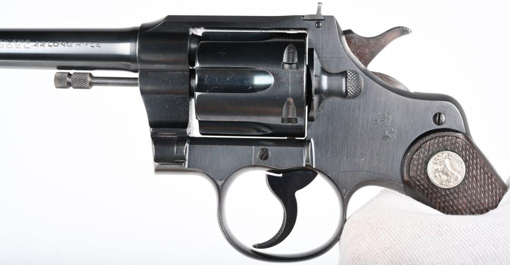 FINE PRE WAR BOXED COLT OFFICERS MODEL .22 TARGET