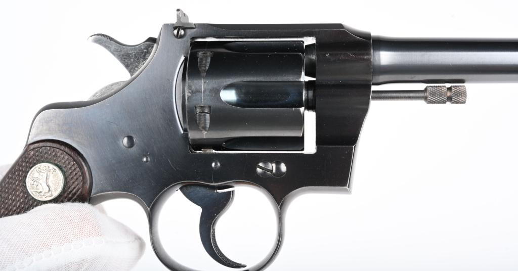 FINE PRE WAR BOXED COLT OFFICERS MODEL .22 TARGET