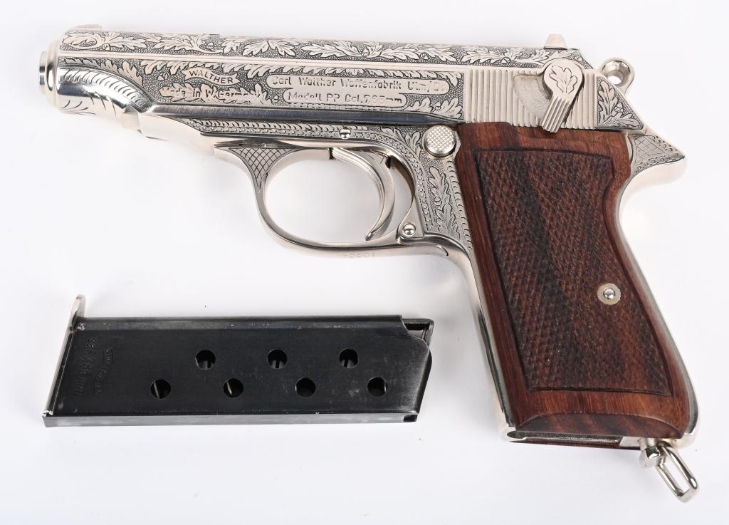 ENGRAVED WALTHER MODEL PP 7.65 ACP