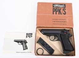WALTHER PPK/S 7.65 PISTOL IN ORIGINAL BOX