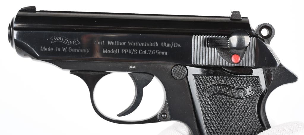 WALTHER PPK/S 7.65 PISTOL IN ORIGINAL BOX