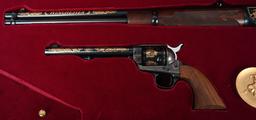 DELUXE CASED WINCHESTER COLT 44-40 SET