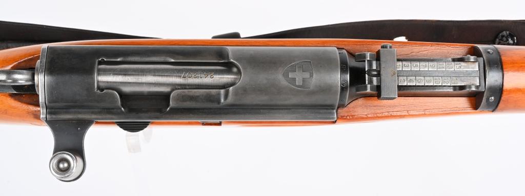 SWISS MODEL K31 SCHMIDT REUBEN RIFLE 7.5 CAL