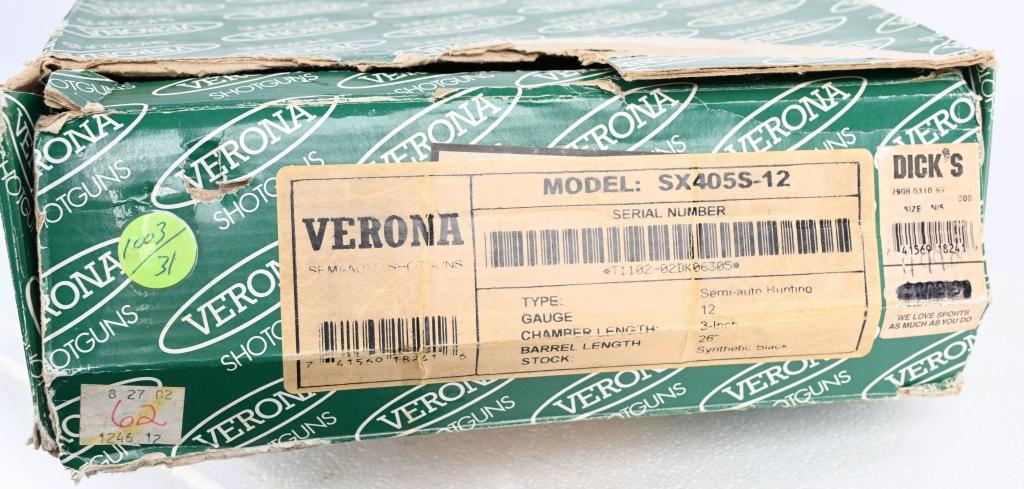 VERONA MODEL SX405S 12 GA SHOTGUN