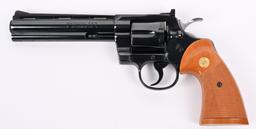 COLT PYTHON 6" BLUE REVOLVER