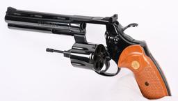 COLT PYTHON 6" BLUE REVOLVER