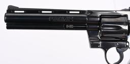 COLT PYTHON 6" BLUE REVOLVER