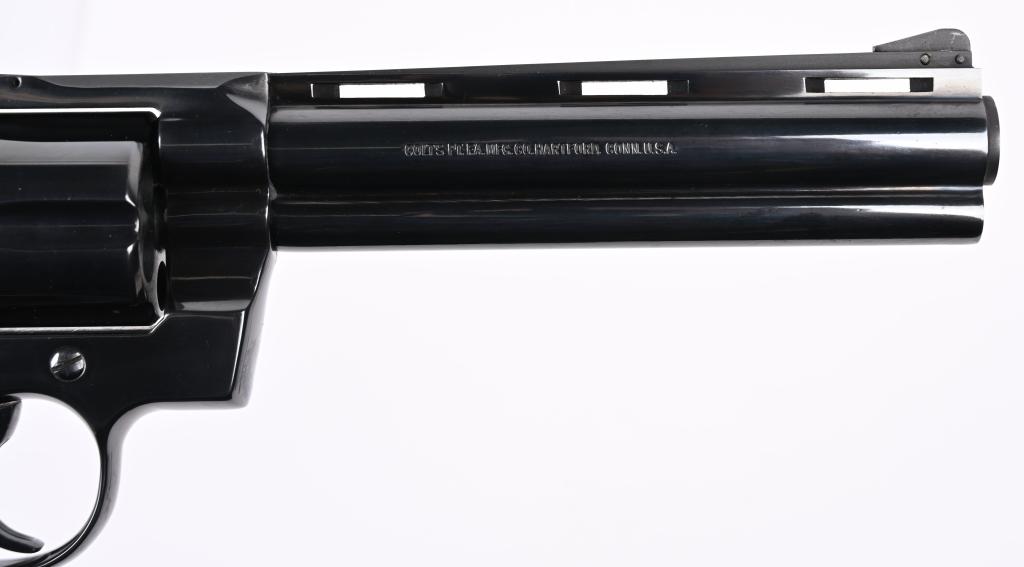 COLT PYTHON 6" BLUE REVOLVER