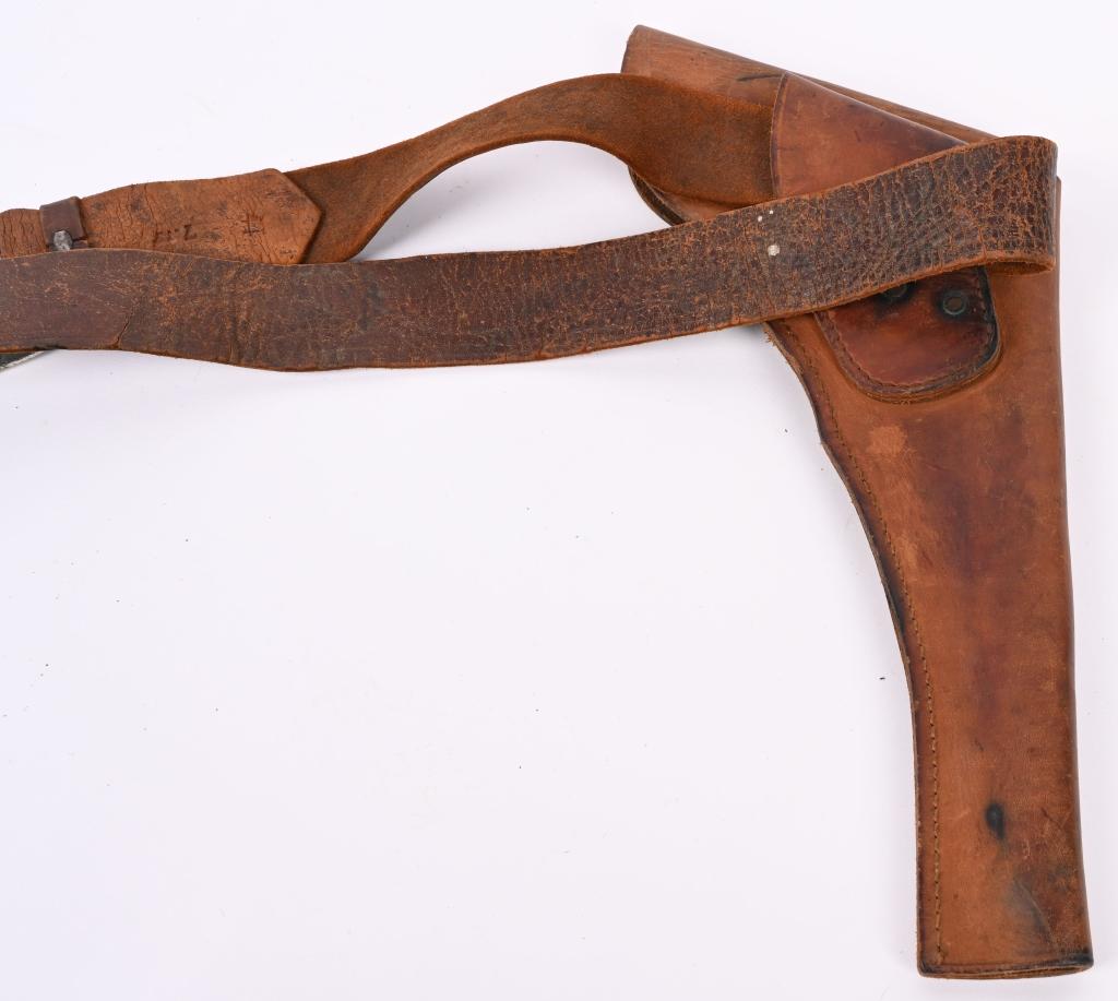 REMINGTON 1861 NAVY REVOLVER WITH HOLSTER - BELT