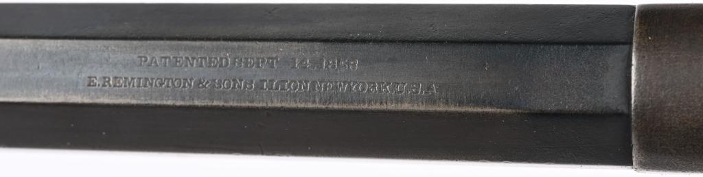 REMINGTON 1861 NAVY REVOLVER WITH HOLSTER - BELT
