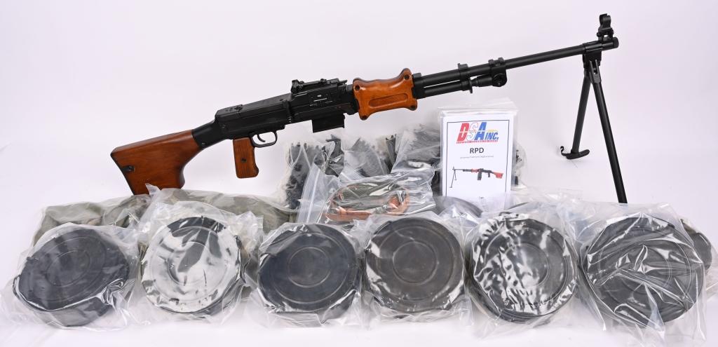 DSA RPDS SEMI-AUTO BELT FED RIFLE W/ ACCESORIES