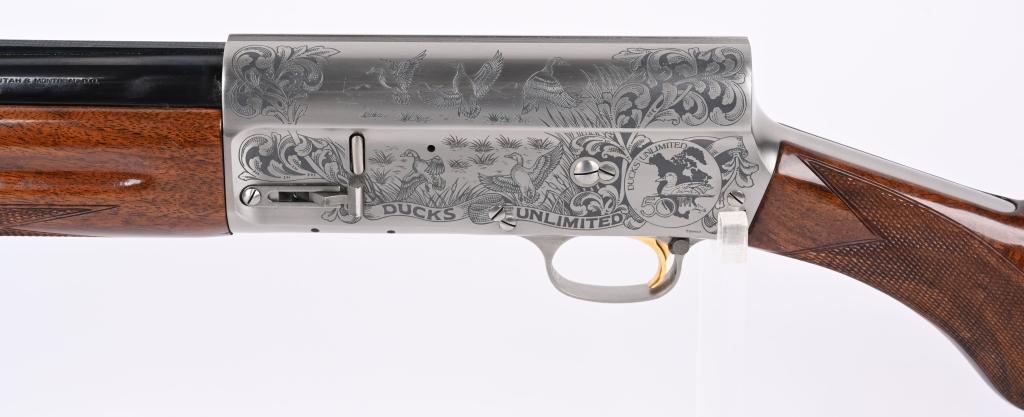 BROWNING A-5 DUCKS UNLIMITED 50TH YEAR SHOTGUN
