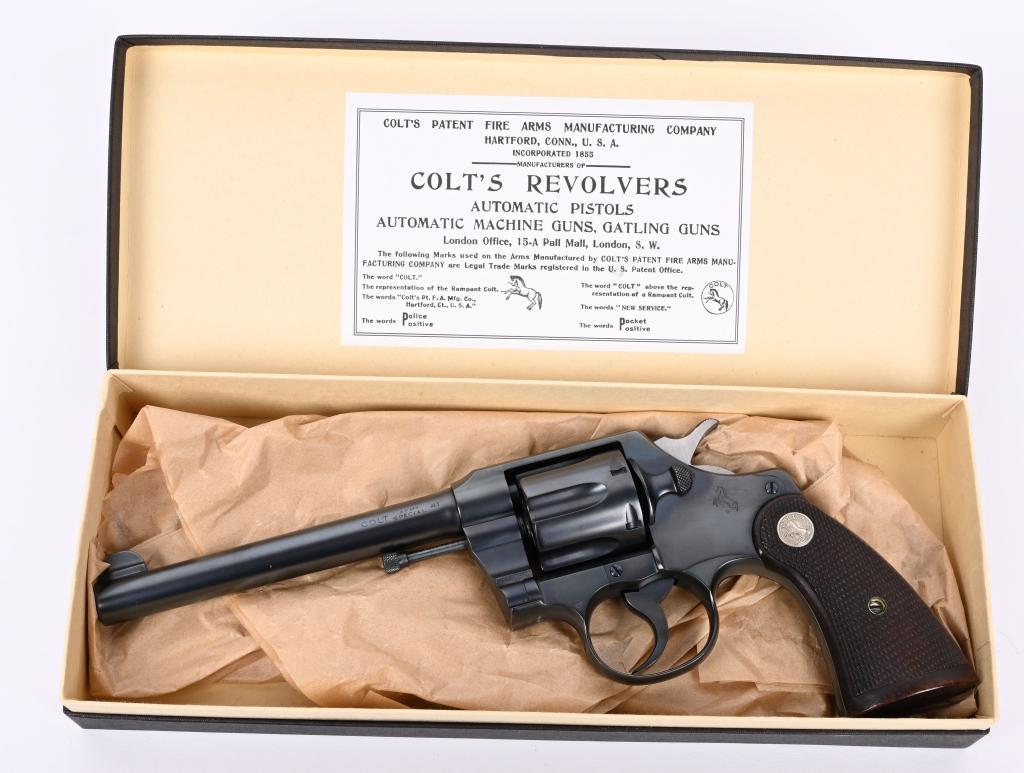 COLT ARMY SPECIAL DA REVOLVER CAL, 41 COLT