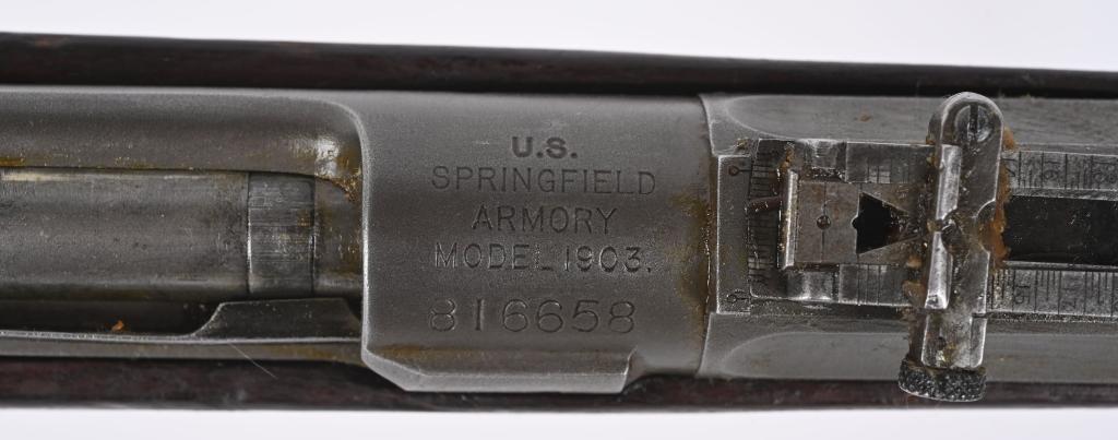 US SPRINGFIELD MODEL 1903 30-06 RIFLE MFG 1918
