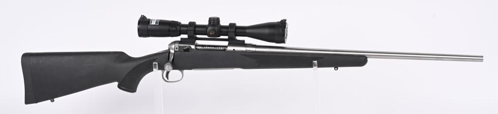 BOXED STAINLESS SAVAGE MODEL 16 BOLT ACTION RIFLE