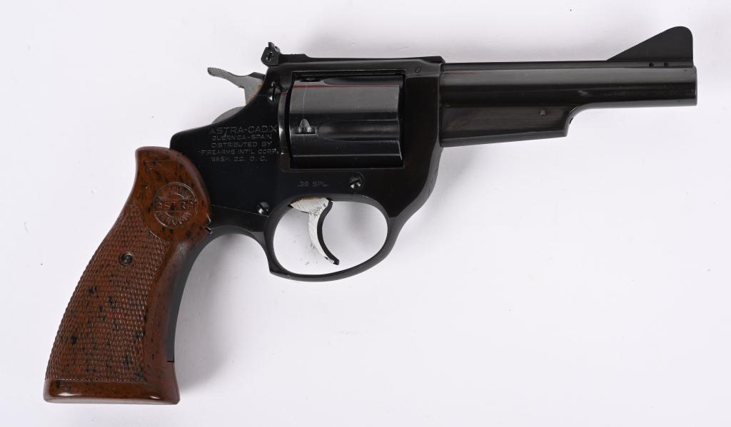 EARLY ASTRA CADIX .38 SPECIAL REVOLVER WITH BOX