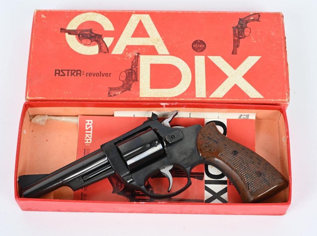 EARLY ASTRA CADIX .38 SPECIAL REVOLVER WITH BOX