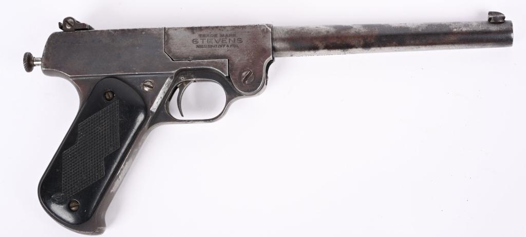 STEVENS MODEL 10 .22 SINGLE SHOT TARGET PISTOL