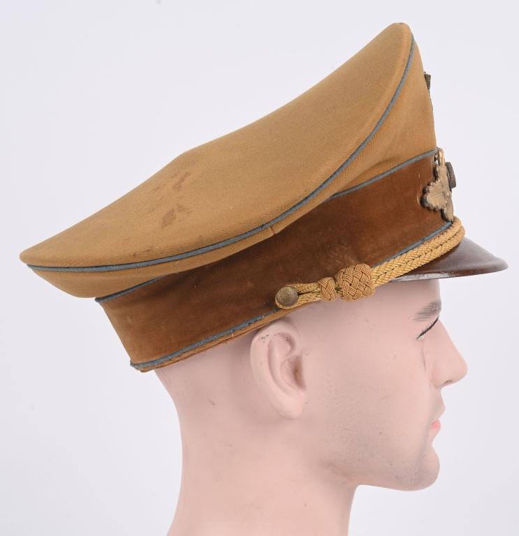 WWII ORTS LEVEL NSDAP POLITICAL LEADER'S VISOR CAP