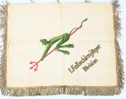 WWII 1st FALLSCHIRMJAGER DIVISIONAL TRUMPET BANNER