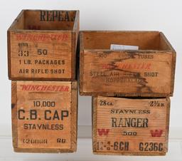 WINCHESTER WOOD AMMO CRATE+
