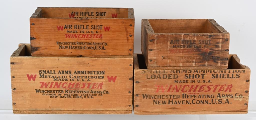 WINCHESTER WOOD AMMO CRATE+