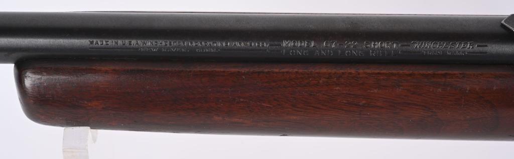WINCHESTER MODEL 67 BOLT ACTION RIFLE