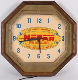 MOPAR PARTS & ACCESSORIES LIGHTUP CLOCK