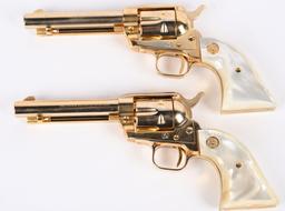 CASED PAIR COLT KANSAS CENTENNIAL FRONTIER SCOUTS