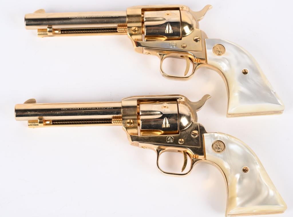 CASED PAIR COLT KANSAS CENTENNIAL FRONTIER SCOUTS