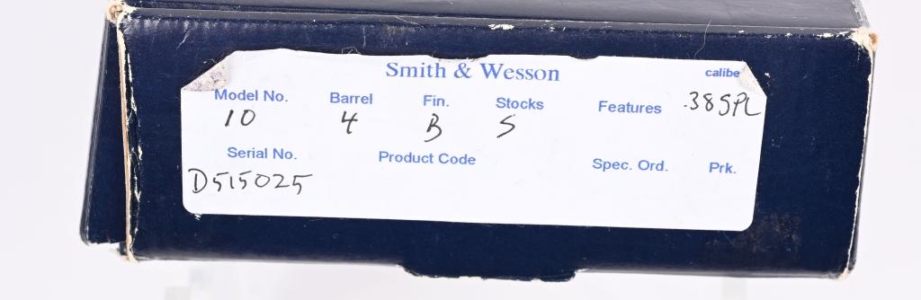 SMITH & WESSON MODEL 10-5 DOUBLE ACTION REVOLVER