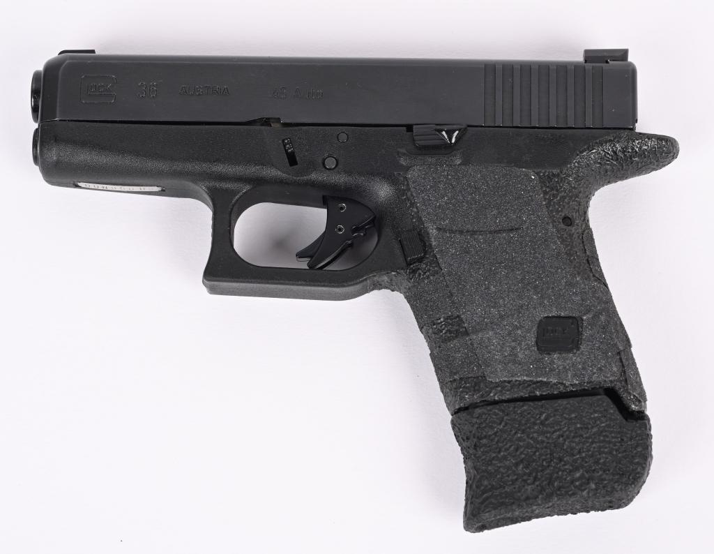 GLOCK MODEL 36 SEMI AUTOMATIC PISTOL WITH CASE