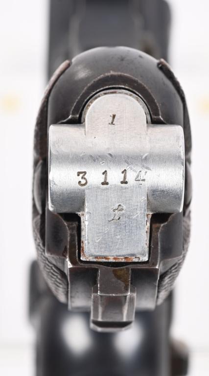 DWM 9MM POLICE LUGER WITH REG'T MARKINGS