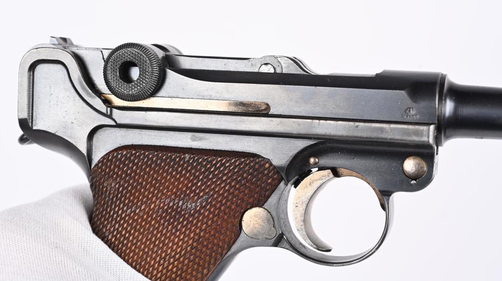 DWM 9MM POLICE LUGER WITH REG'T MARKINGS