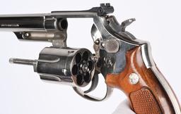 SMITH & WESSON MODEL 19-4 NICKEL REVOLVER