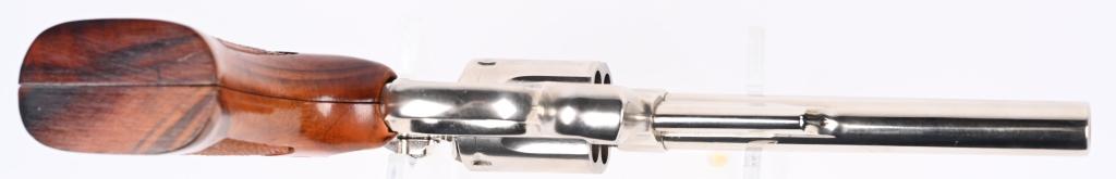 SMITH & WESSON MODEL 19-4 NICKEL REVOLVER