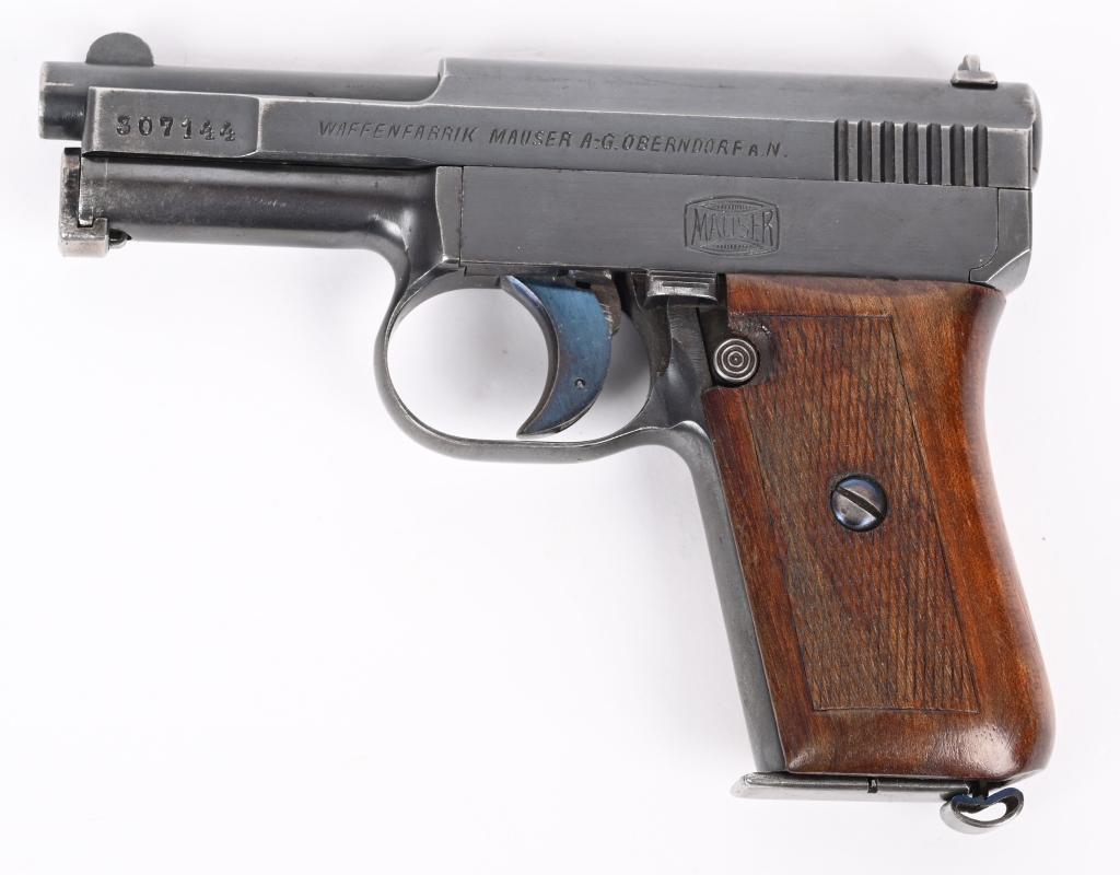 PORTUGUESE CONTRACT MAUSER MODEL 1910 25 PISTOL