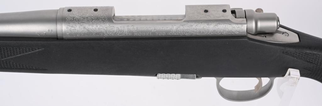 REMINGTON 700 STAINLESS WITH ENGRAVED RECEIVER