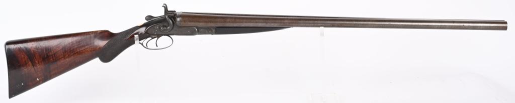 ANTIQUE W.C. SCOTT 10 GA DOUBLE SHOTGUN