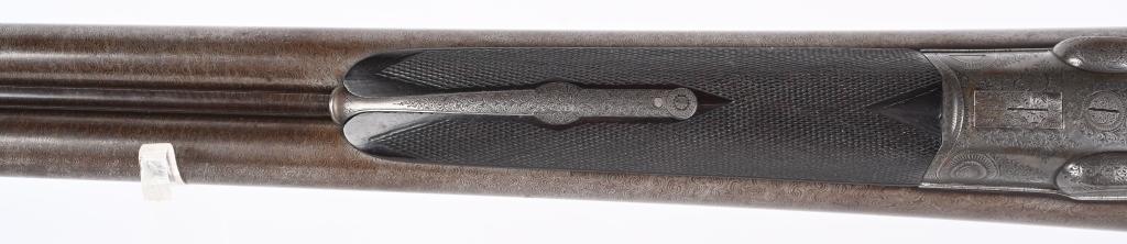 ANTIQUE W.C. SCOTT 10 GA DOUBLE SHOTGUN